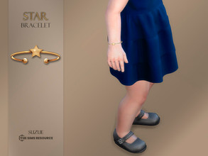 Sims 4 — Star Bracelet (Right Side) Toddler by Suzue — -New Mesh (Suzue) -6 Swatches -For Female -HQ Compatible