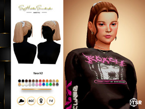 Sims 4 — Yara V2 Hairstyle by sehablasimlish — I hope you like it and enjoy it.