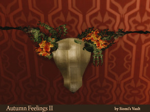 Sims 4 — Autumn Feelings II Wall flowers 02 by siomisvault — Wall flowers sounds like that 90's band haha well I didn't