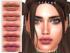 Sims 4 — Lipstick N171 by Seleng — The lipstick has 12 colours and HQ compatible. Allowed for teen, young adult, adult