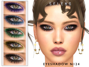 Sims 4 — Eyeshadow N124 by Seleng — The eyeshadow has 6 colours and HQ compatible. Allowed for teen, young adult, adult