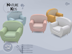 Sims 4 — Nature Kids Armchair by SIMcredible! — by SIMcredibledesigns.com available exclusively at TSR 7 colors