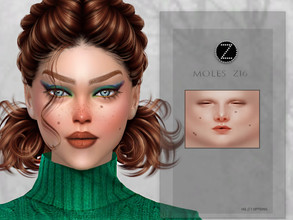 Sims 4 — MOLES Z16 by ZENX — -Base Game -All Age -For Female -1 colors -Works with all of skins -Compatible with HQ mod