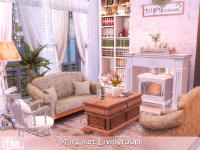 Sims 4 — Margaret Livingroom / TSR CC Only by nolcanol — Margaret Livingroom CC used! Please, read the Required section.