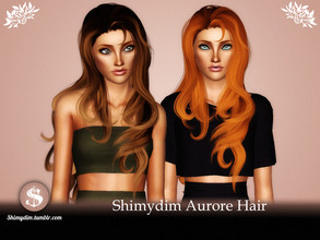 Sims 3 — Aurore Hairstyle - Adult by Shimydimsims — Hi! I hope you will like this hair! It's a long wavy hair Mesh and