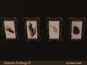 Sims 4 — Autumn Feelings II Painting 01 by siomisvault — Painting 01 are 5 lovely paintings for that cool room you