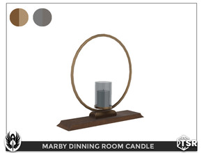 Sims 4 — Marby Dinning Room Candle by nemesis_im — Candle from Marby Dinning Room Set - 2 Colors - Base Game Compatible