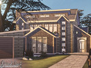 Sims 4 — Dried Leaf | noCC by simZmora — A magnificent, modest house with a remarkable facade. Ideal for newlyweds or