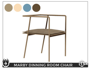Sims 4 — Marby Dinning Room Cahir by nemesis_im — Chair from Marby Dinning Room Set - 3 Colors - Base Game Compatible