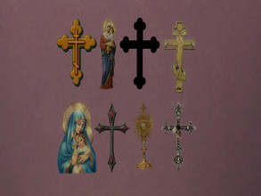 Sims 4 — religious stickers3 by Malom — religious stickers