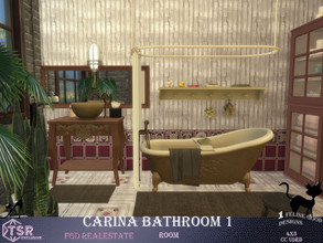 Sims 4 — Carina Bathroom 1 by Merit_Selket — Carina Bathroom 1 is a rustic, yet cozy bath, built for my Lot Casa Carina