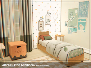 Sims 4 — Mitchel Kids Bedroom (TSR only CC) by xogerardine — Cute kids bedroom! x