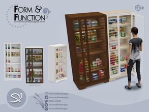 Sims 4 — Form and Function Pantry [fridge] by SIMcredible! — by SIMcredibledesigns.com available exclusively at TSR 5