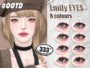 Sims 4 — 333-Emily eyes by asan333 — HQ mod compatible custom thumbnail Reuploading to any forum or website is not