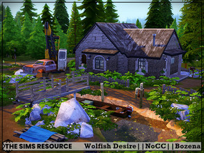 Sims 4 — Wolfish Desire by Bozena — The house is located in the Moonwood Mill . Have fun Lot: 30 x 30 Value: $ 27 676 Lot