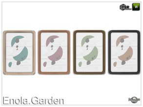 Sims 4 — Enola Garden wall paintings by jomsims — Enola Garden wall paintings