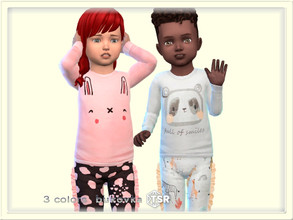 Sims 4 — Shirt Toddler F/M by bukovka — Shirt for toddlers of both sexes: boys and girls. Installed standalone, suitable