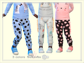 Sims 4 — Pants Toddler F/M by bukovka — Pants for toddlers of both sexes, boys and girls. Installed autonomously, 3 color