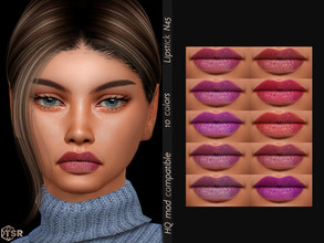 Sims 4 — Lipstick N45 by qLayla — !! Previews were made using HQ Mod !! The lipstick is : - base game compatible. - HQ