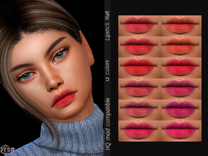 Sims 4 — Lipstick N46 by qLayla — !! Previews were made using HQ Mod !! The lipstick is : - base game compatible. - HQ