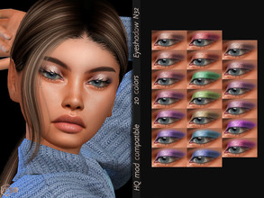 Sims 4 — Eyeshadow N32 by qLayla — !! Previews were made using HQ Mod !! The eyeshadow is : - base game compatible. - HQ