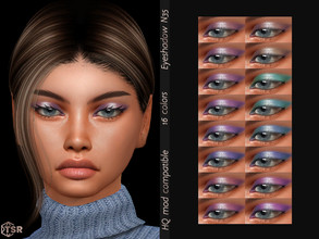 Sims 4 — Eyeshadow N35 by qLayla — !! Previews were made using HQ Mod !! The eyeshadow is : - base game compatible. - HQ
