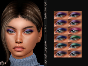 Sims 4 — Eyeshadow N36 by qLayla — !! Previews were made using HQ Mod !! The eyeshadow is : - base game compatible. - HQ