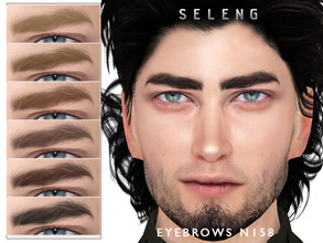 Sims 4 — Eyebrows N157 by Seleng — The eyebrows has 21 colours and HQ compatible. Allowed for teen, young adult, adult