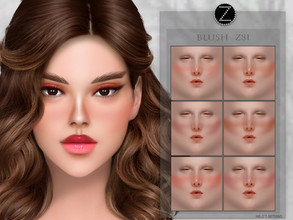 Sims 4 — BLUSH Z81 by ZENX — -Base Game -All Age -For Female -7 colors -Works with all of skins -Compatible with HQ mod
