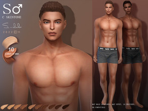Sims 4 — Shine colorful male skintone by S-CLUB by S-Club — Shine colorful male skintone with 10 swatches, hope you like,