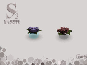 Sims 3 — Natural Camouflage Flower by SIMcredible! — SIMcredibledesigns.com