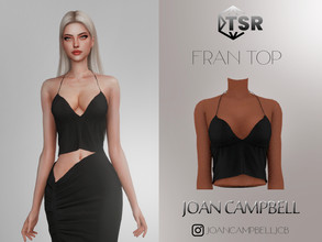Sims 4 — Fran Top by Joan_Campbell_Beauty_ — 8 swatches Custom thumbnail Original mesh Hq compatible