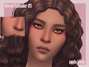 Sims 4 — Advent Calendar Day #3 - Apple Blush by Sagittariah — base game compatible 5 swatches properly tagged enabled