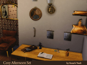 Sims 4 — Cozy afternoon set by siomisvault — Hello! I'm back with this set that named Cozy Afternoon but actually made it