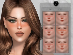 Sims 4 — BLUSH Z82 by ZENX — -Base Game -All Age -For Female -6 colors -Works with all of skins -Compatible with HQ mod