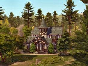 Sims 4 — Le Colombier no cc by sgK452 — Character house for a family with 2 children. Lot 20x20