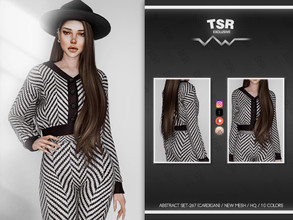 Sims 4 — ABSTRACT SET-267 (CARDIGAN) BD796 by busra-tr — 10 colors Adult-Elder-Teen-Young Adult For Female Custom