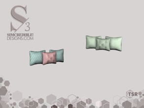 Sims 3 — Colors of Joy 3 Pillows [for crib] by SIMcredible! — SIMcredibledesigns.com - it's floating to be able to place