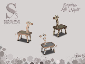 Sims 3 — Colors of Joy Giraffe Table by SIMcredible! — SIMcredibledesigns.com 