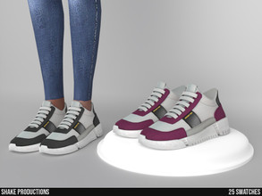 Sims 4 — 967 - Sneakers (Female) by ShakeProductions — Shoes/Sneakers HQ Compatible New Mesh All LODs Handpainted 25