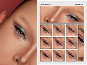 Sims 4 — Eyeshadow | N131 by cosimetic — - Female - 10 Swatches. - 10 Custom thumbnail. - You can find it in the makeup