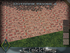 Sims 4 — Outdoor Paving 4 by JCTekkSims — Created by JCTekkSims.