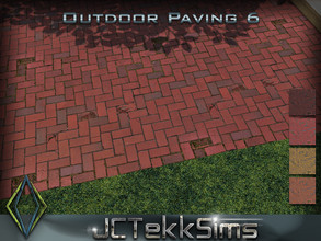 Sims 4 — Outdoor Paving 6 by JCTekkSims — Created by JCTekkSims.