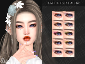 Sims 4 — Orchid Eyeshadow by Kikuruacchi — - It is suitable for Female and Male. ( Teen to Elder ) - 10 swatches - HQ