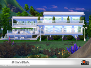 Sims 4 — Wild White NoCC by autaki — Wild White NoCC Luxury modern styles. House for your simmies. Hope you love this