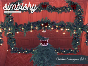 Sims 4 — Christmas Extravaganza Set 1 by simbishy — Merry Christmas 2022 to everyone & their sims! For simmies who