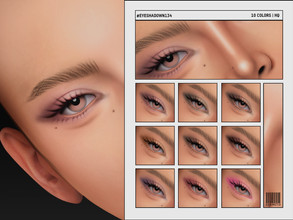 Sims 4 — Eyeshadow | N134 by cosimetic — - Female - 10 Swatches. - 10 Custom thumbnail. - You can find it in the makeup