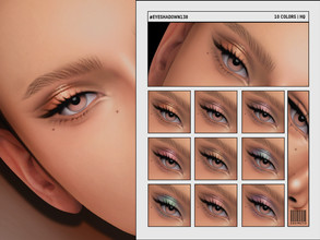 Sims 4 — Eyeshadow | N138 by cosimetic — - Female - 10 Swatches. - 10 Custom thumbnail. - You can find it in the makeup