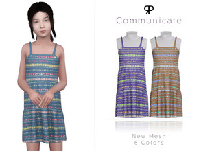 Sims 4 — Communicate by Praft — Praft - Communicate - 8 Colors - New Mesh (All LODs) - All Texture Maps - HQ Compatible -