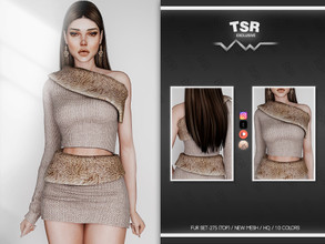 Sims 4 — FUR SET-275 (TOP) BD812 by busra-tr — 10 colors Adult-Elder-Teen-Young Adult For Female Custom thumbnail